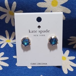 Kate Spade Bright Ideas Sapphire Blue Earrings